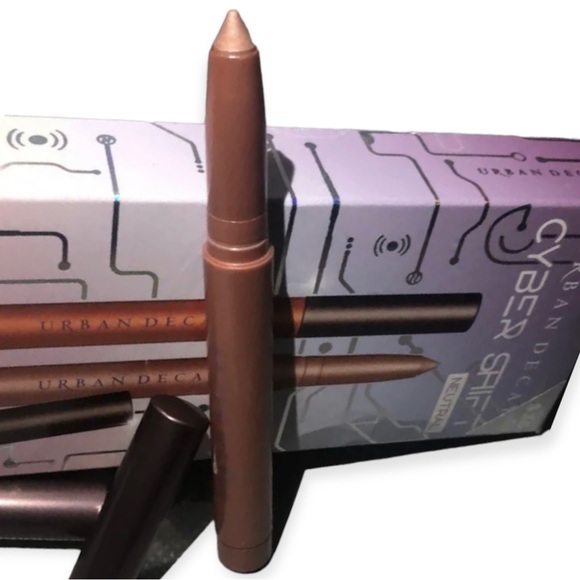 URBAN DECAY Cyber Shift Eyeshadow Stick Duo Neutral 24/7 Popoff & Hardfall - Picture 8 of 16